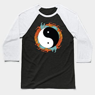 Yin Yang Hidden Forces Baseball T-Shirt